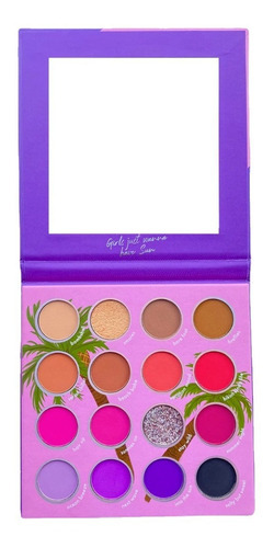 Paleta De Sombras Girls Just Wanna Have Sun De Kara Beauty