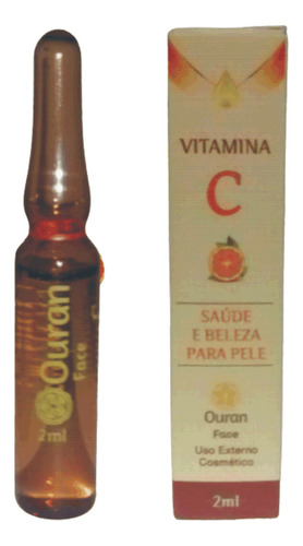 Vitamína C Facial Ouran Face Kit C/ 3un Ampola 2ml Momento De Aplicação Dia/noite Tipo De Pele Todo Tipo De Pele