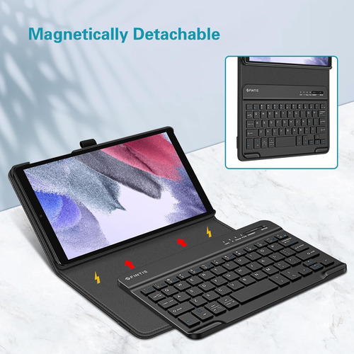 Funda Con Teclado Fintie Folio Para Samsung Galaxy Tab A7...