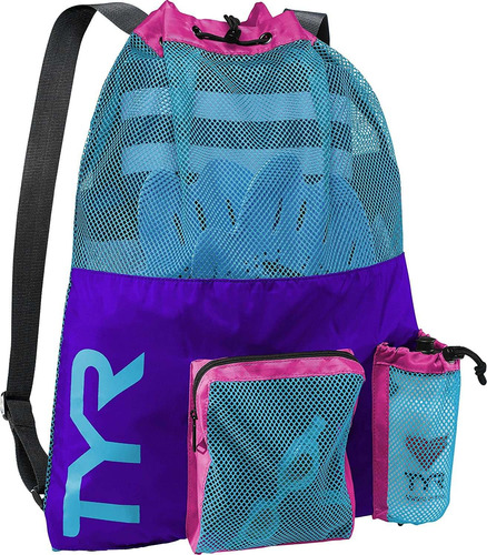 Tyr Big Mesh Mummy - Mochila Para Natacion, Gimnasio Y Equip