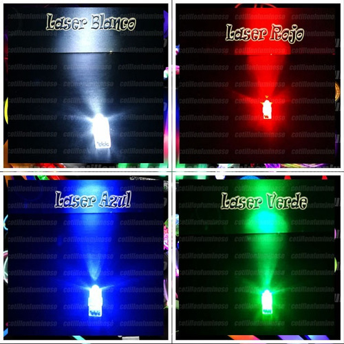 20 Anillos Laser Led Luminoso Para Dedos Cotillon Luminoso