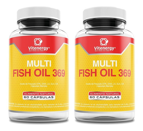 Omega Multi Fish Oil 3 6 9  Premium -  Epa/dha -  Pack X 2