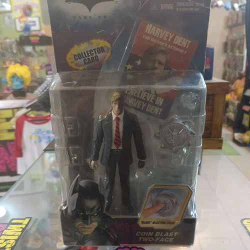 Dc Batman The Dark Knight, Collector Card, Dos Caras Figura.