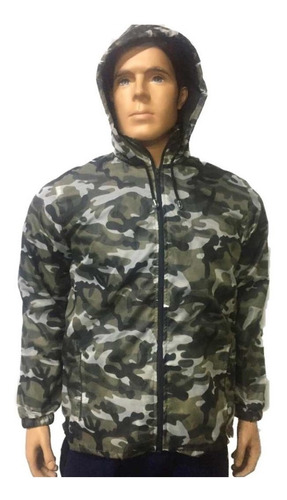 Chaqueta Rompeviento Hombre Estampado 