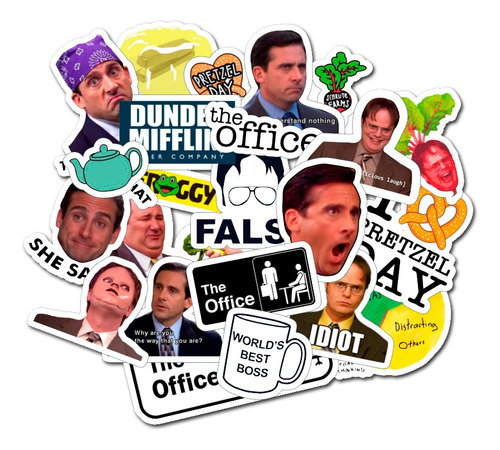 Stickers The Office Pack X23 En Plancha Deco Regalo Souvenir