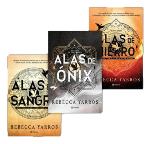 Pack Empíreo 1 2 Y 3: Alas Sangre + Hierro + Ónix - R Yarros