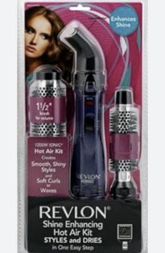 Cepillo Style, Curl And Volumize Hot Air Kit Revlon