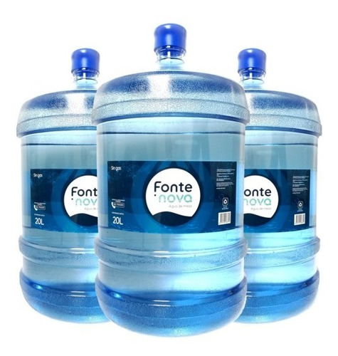 Bidon + Agua 20 Litros Fontenova - Delivery Gratis