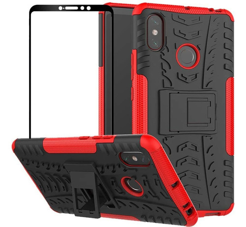 Para Xiaomi Mi Max3/xiaomi Max3 Funda Híbrida Rugg2995