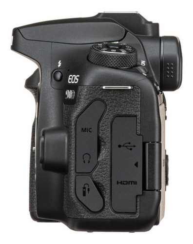 Imagen 5 de 5 de Canon EOS Kit 90D + lente 18-135mm IS USM DSLR color negro