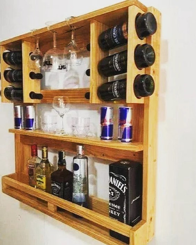 Vinoteca Madera C/copero 80x80 Cm