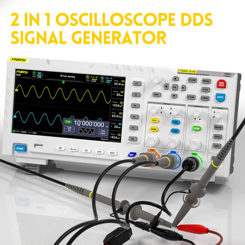 Osciloscopio Digital 2 En 1 Con Generador De Señal