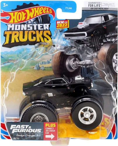 Hot Wheels Monster Trucks Rápidos Y Furiosos Dodge Charger