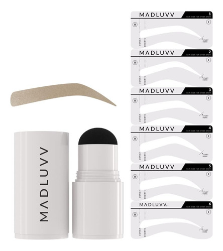 Madluvv Kit De Plantillas Para Cejas, Facil De Usar, Aspecto