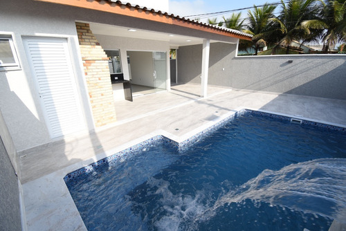 Imagem 5 de 21 de Casa Com Piscina À Venda Em Peruíbe / Sp.