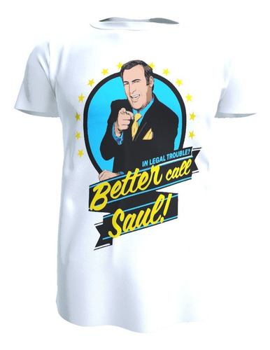 Polera Diseño Better Call Saul, Unisex Poliester