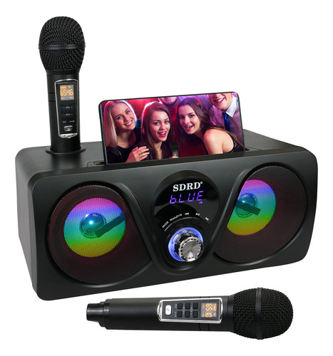 Mquina De Karaoke Porttil Con Bluetooth, Sistema De Altavoce