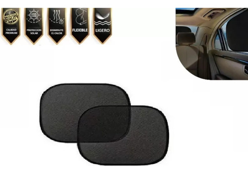2x Cubresol Auto Parasol Ventana Trasera Magnetico