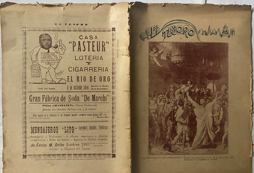 El Tesoro Nº 28 Antigua Revista Actualidad Deportes 1928, E3