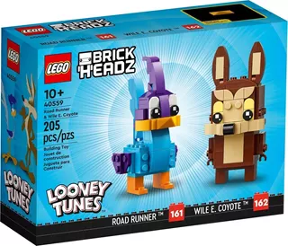 Lego Road Runner & Wile E. Coyote 40559 Brick Headz