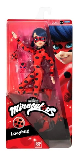 Ban Dai Lady Bug Miraculous Original Muñeca 30 Cm Articulada