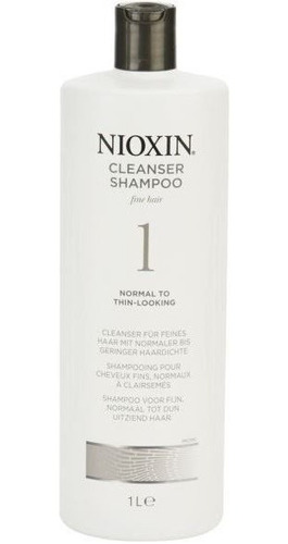 Shampoo Nioxin System Nº1 1 Lt. Profesional