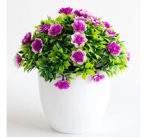 Maceta Pequeña Para Bonsáis De E Red Plants, Flores Falsas