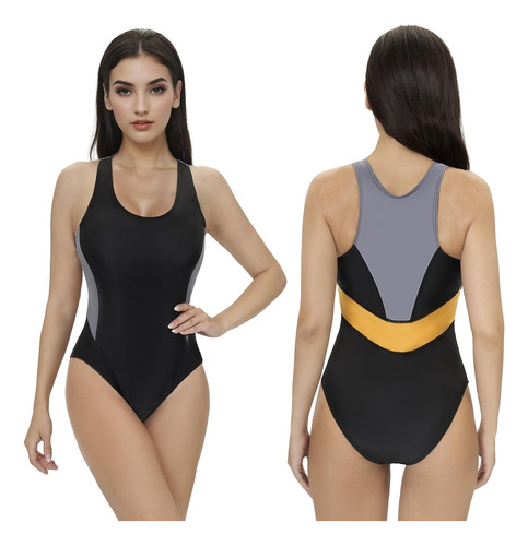 Lubardy Traje De Baño De Una Pieza Para Mujer, Traje De Baño