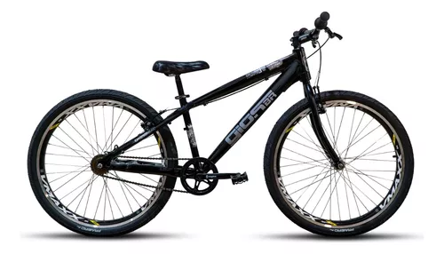 BICICLETA ARO 26 GIOS 4TRIX - AZUL BEBÊ E AZUL C/ AMORTECEDOR