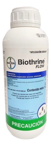 Imagen 1 de 6 de Biothrine Flow Bayer 1 L Mata Cucarachas Chinches Moscos