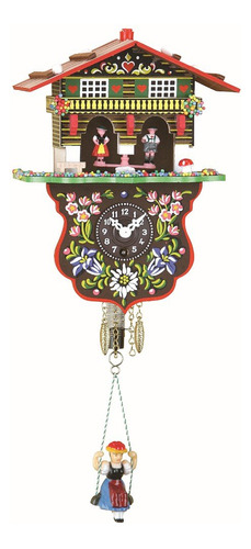 Trenkle Black Forest Clock Swiss House Weather House Tu 808 