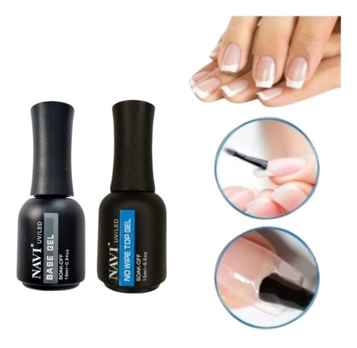 Base Y Top Navi Para Semipemanente Manicura 10ml