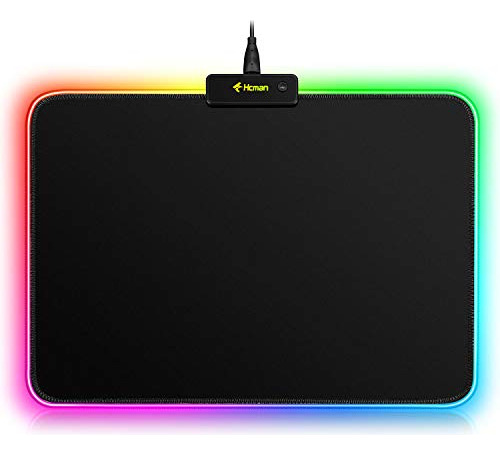 Alfombrilla De Ratón Rgb Gamer 340x245mm - Accesorios Gaming