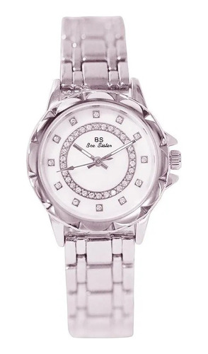 Relógio Luxo Feminino Strass Austríacos Bs Bee Sister Fa1506