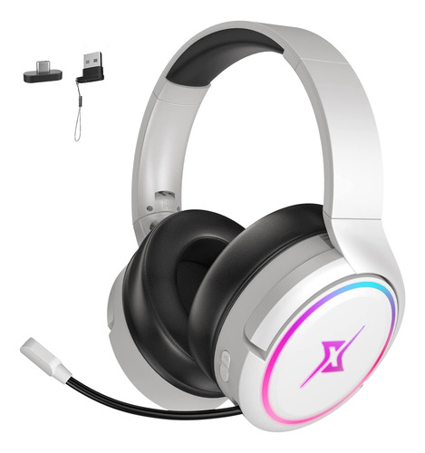 Headset 2.4g Sin Fí De Pc, Ps4, Ps5 - Rgb Y Cancelación De R