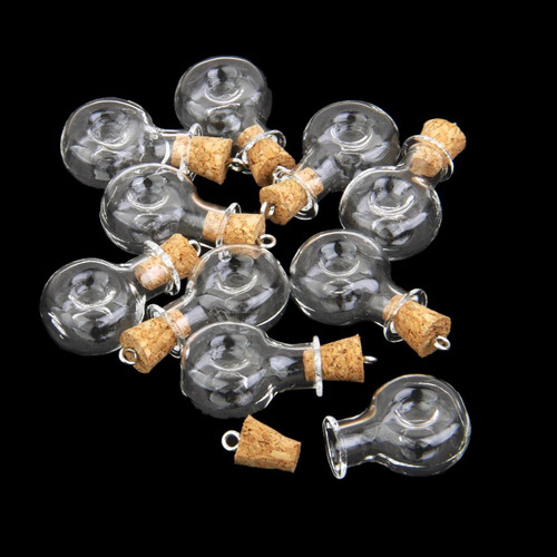 2x Set De 10pcs Botellas De Bote De Forma Estrella Frascos