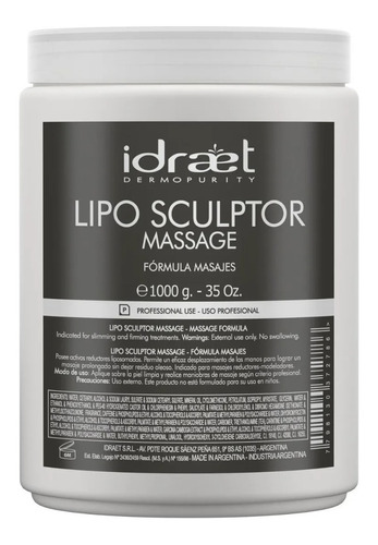 Idraet Lipo Sculptor Masajes Reductores Reafirmantes