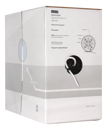 comprar Linkedpro Bobina De Cable Utp Cat6 Blanco 305 Mts Puebla