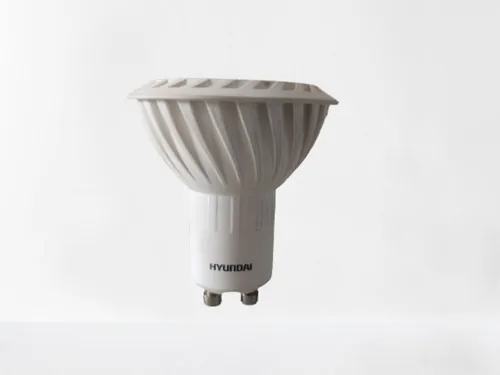 Bombillo Led Gu10 Ojo De Buey 6w Luz Calida 3000k Hyundai