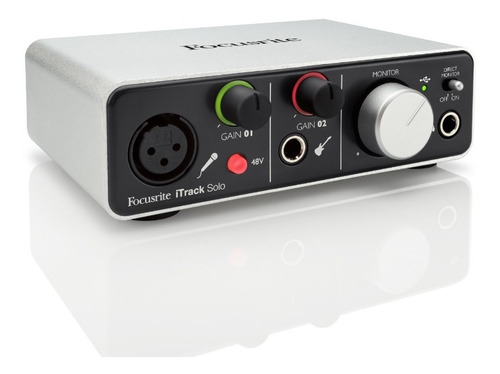 Focusrite Itrack Solo Interfaz Para iPad 2 Entradas