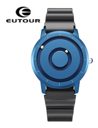 Relojes De Cuarzo Casuales De Moda Eutour Color Del Fondo Azul