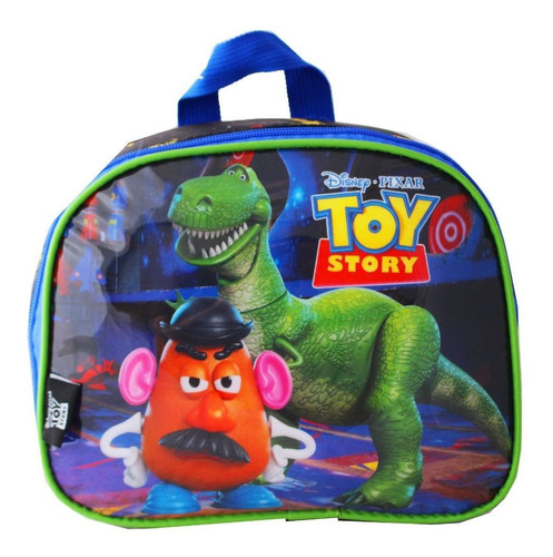 Lancheira Térmica Escolar Infantil Toy Story Desenho Pixar Cor Azul Dinossauro Toy Story