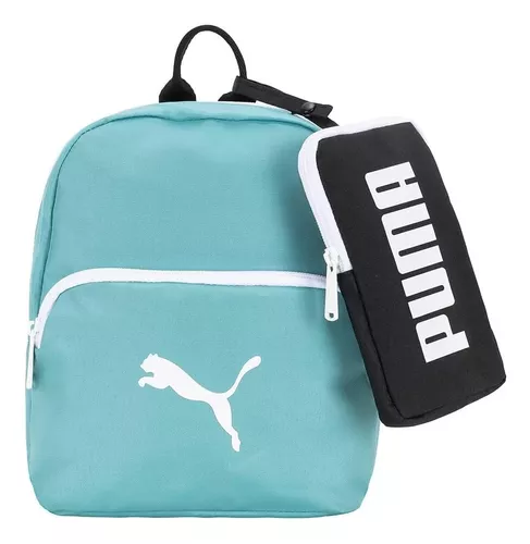 PUMA MOCHILA EVERCAT NEW COMER, Negro/Plata