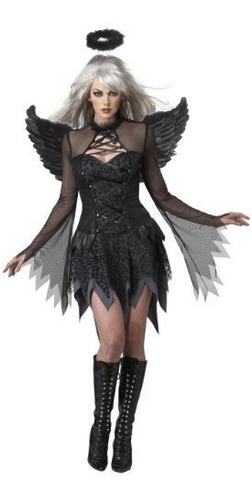 Disfraz Talla Medium De Ángel Caído Para Mujer Halloween | Envío gratis Disfraz Talla Medium De Ángel Caído Para Mujer Halloween | Envío gratis