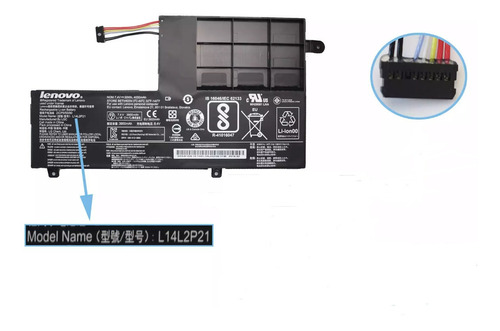 Bateria Lenovo Ideapad 500s-14isk(80q30069ge) L14l2p21 