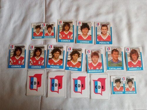 Lote De 16 Figuritas Fútbol Argentino '92 Deportivo Español