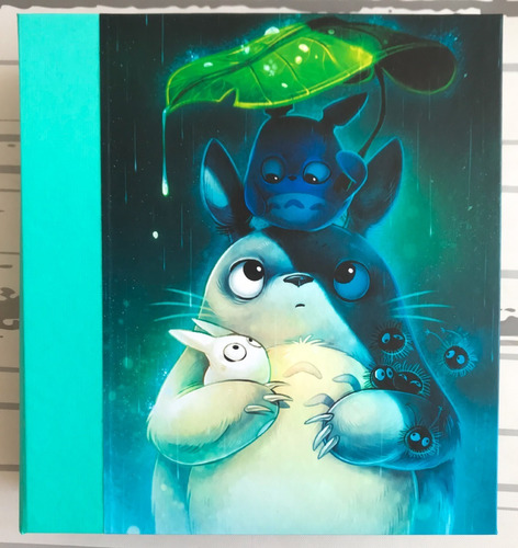 Carpeta Artesanal Con Ganchos De Estudio Ghibli - Totoro