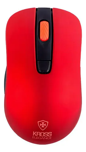 Kit Teclado E Mouse S/ Fio Kross Vermelho E Preto Ke-km553v1