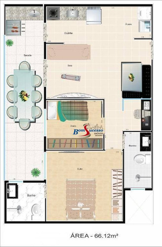 Imagem 3 de 3 de Apartamento Com 2 Dormitórios À Venda, 66 M² Por R$ 415.000,00 - Vila Ema - São Paulo/sp - Ap3105