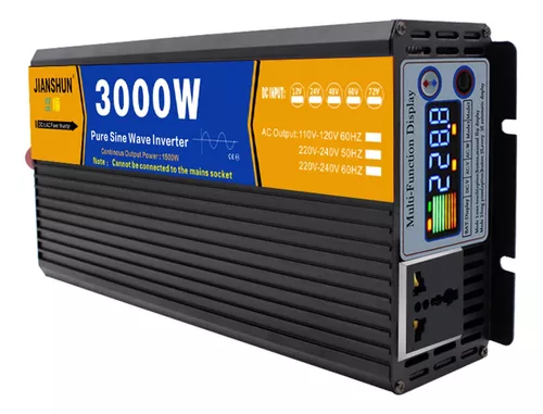 Inversor 3000 Watts Onda Pura 110V 12V PS - Solartex Colombia